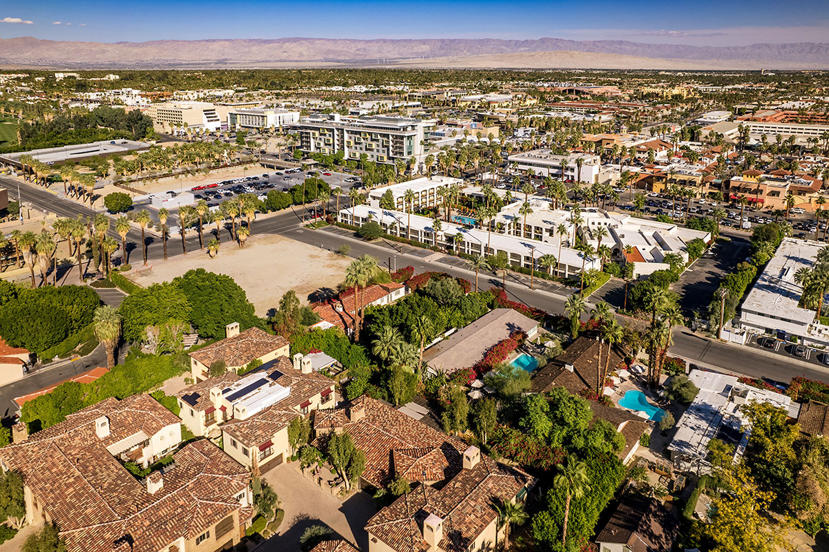 palm springs aerial view