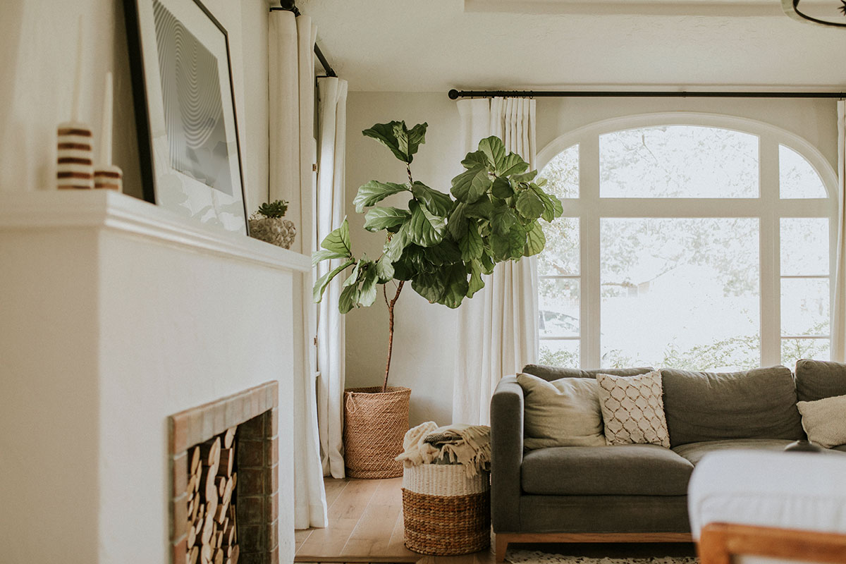 bright living room